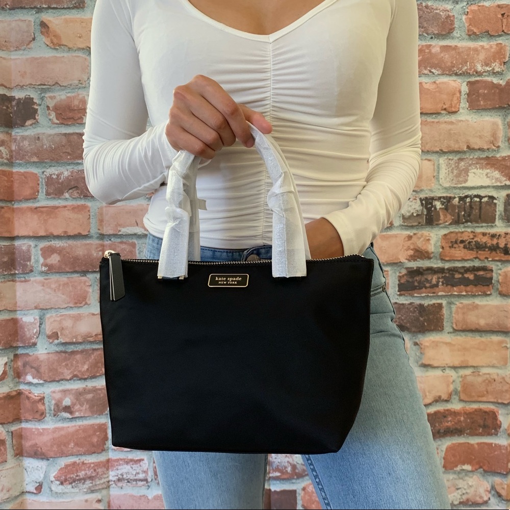 Kate spade MINI insulated tote bag black in NYLON - Picture 3 of 7